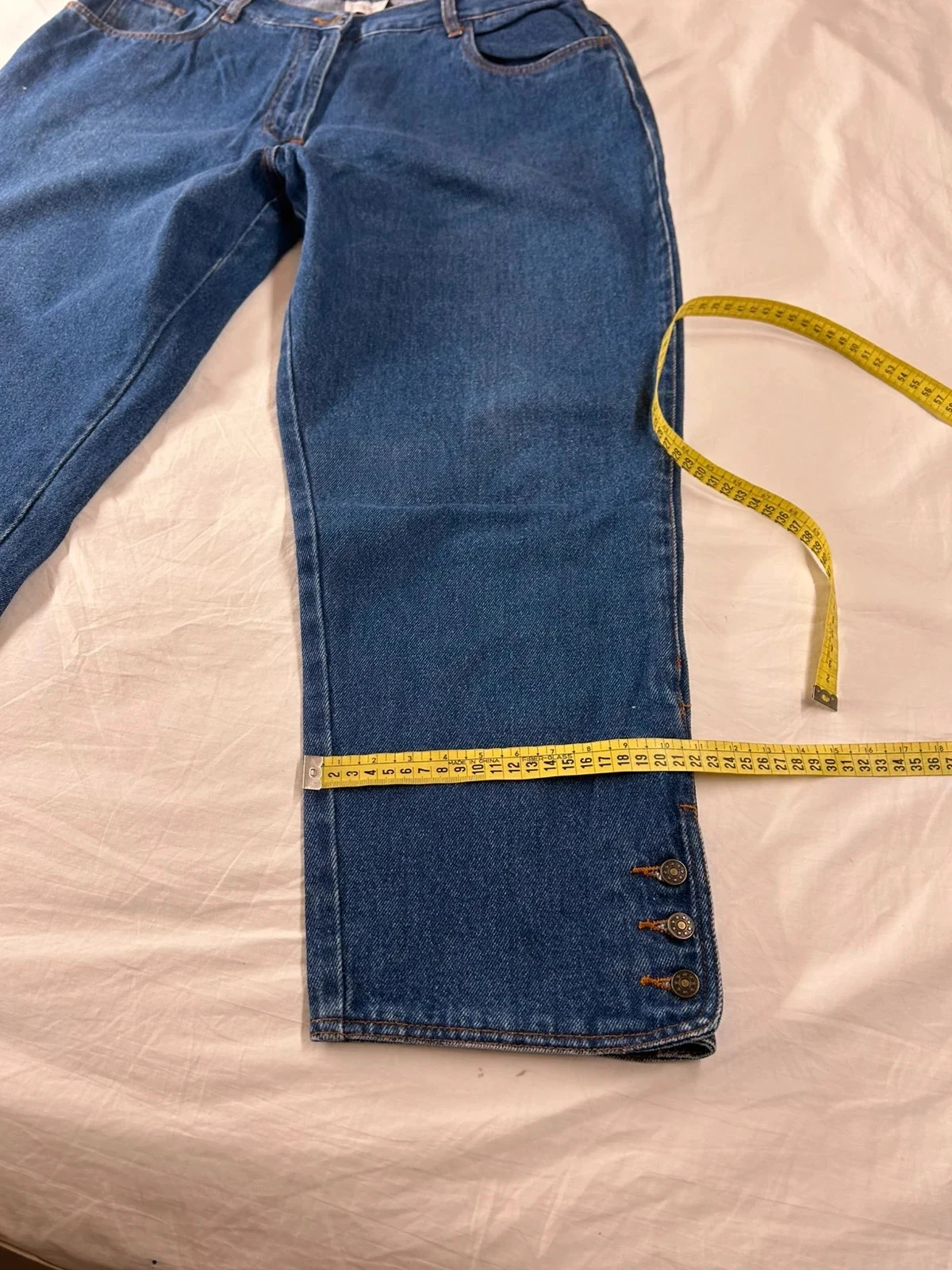 Navy blue straight leg jeans by Blancheporte size 48 – photo 7